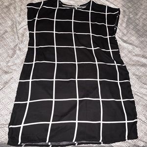 Checkered Shift Dress
